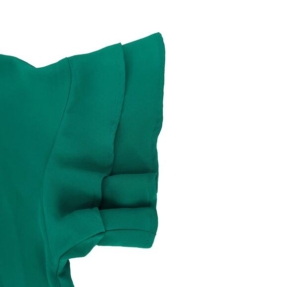 EUC Maurices Green Blouse Woman S Layered Sleeve - Picture 3 of 5